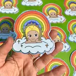 Not Picasso Little Gay Baby Sticker