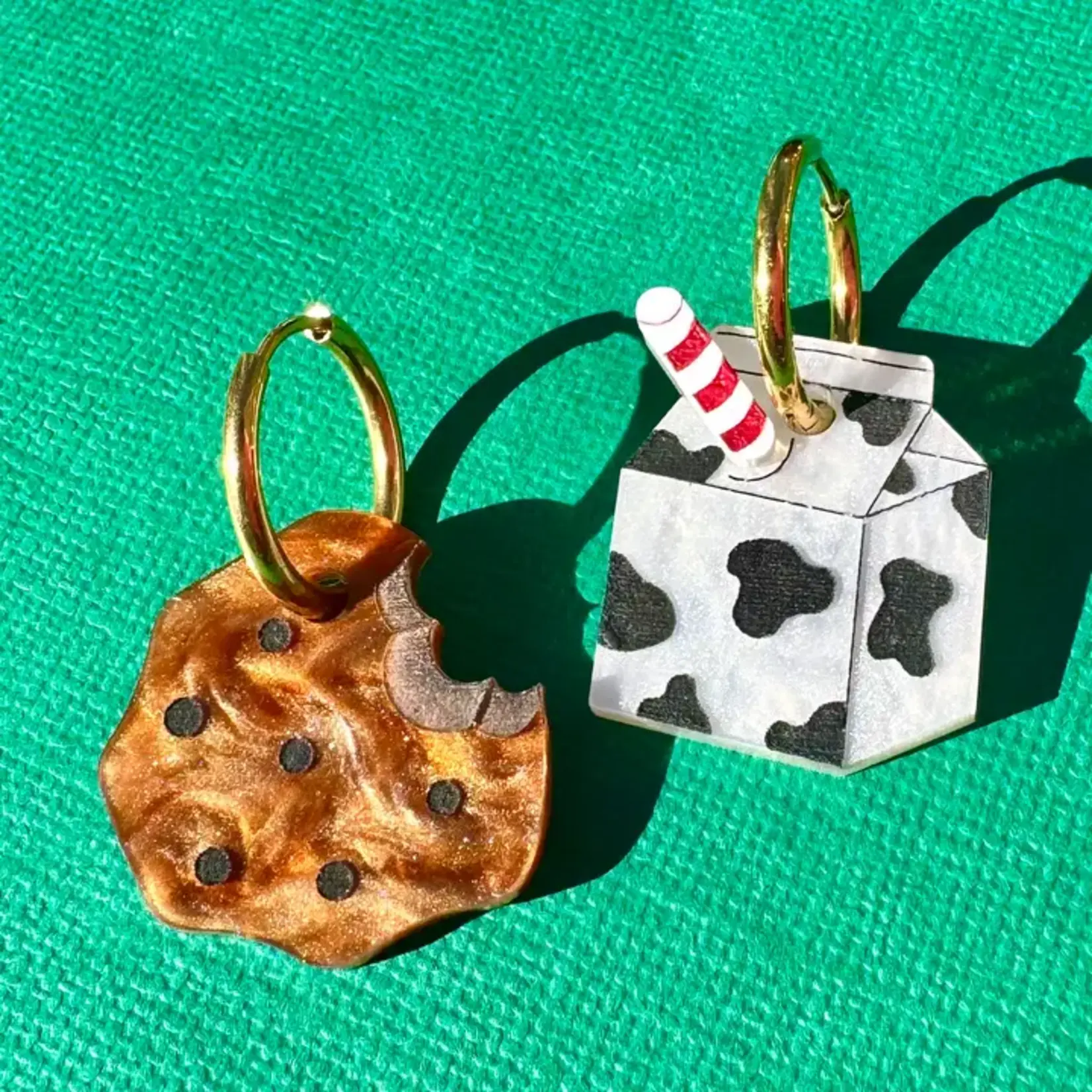 Not Picasso Milk and Cookies Earrings