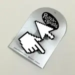 Peach Beast Y2K Cursor Hair Clip Set