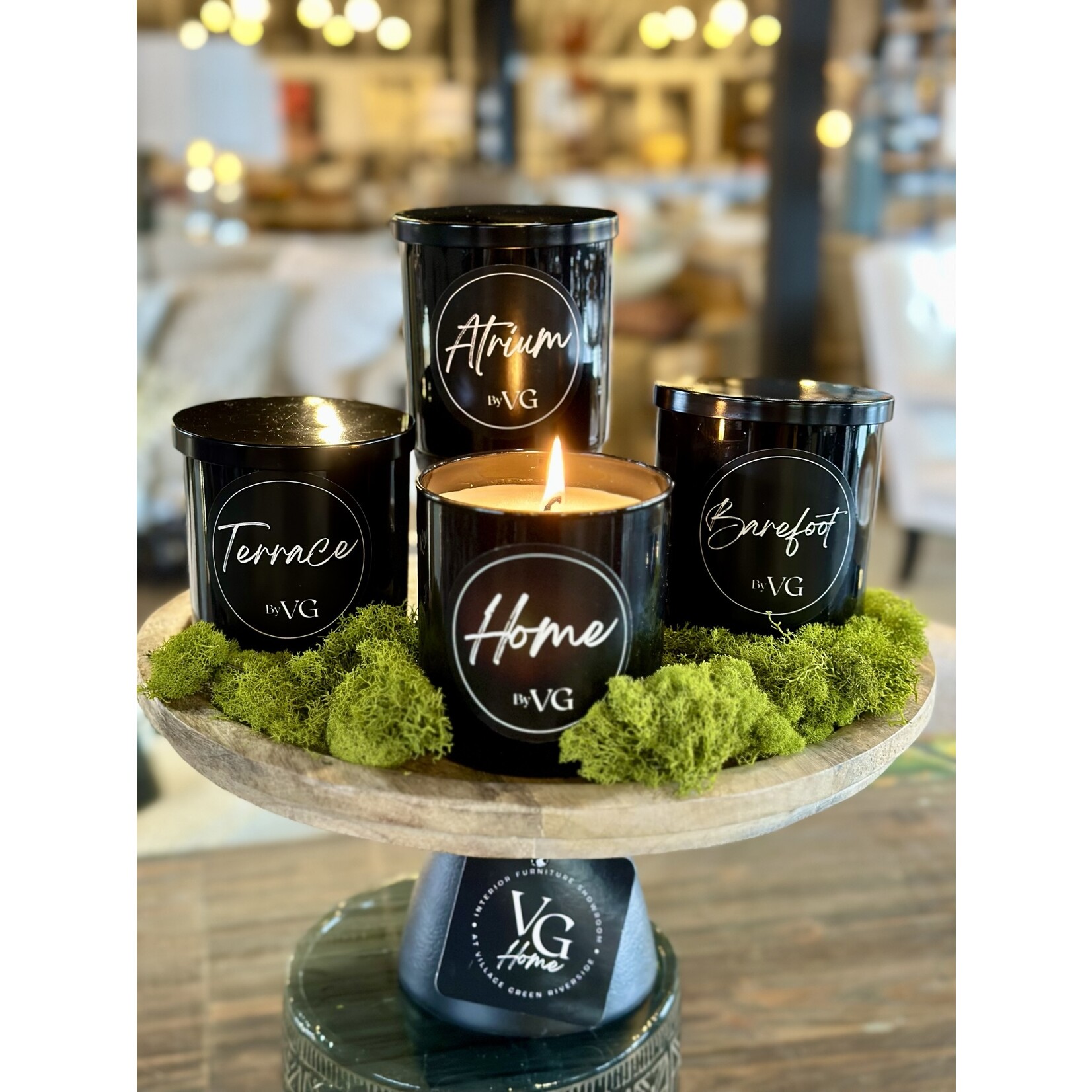 CANDLE CREST "HOME" By VG Signature Candle