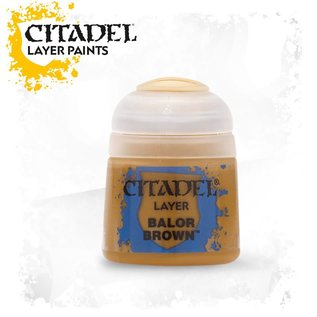 Games Workshop Citadel Paint: Layer - Balor Brown 12ml