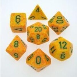 Chessex Dice: Poly 7 Set - Speckled Lotus