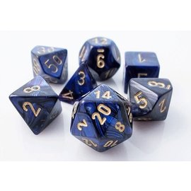 Chessex Dice - Scarab Poly Royal Blue (7)