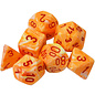 Chessex Dice Menagerie 10: Poly Festive Sunburst/Red (7)