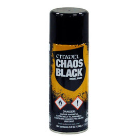 Games Workshop Citadel Paint: Spray - Chaos Black