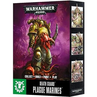 Games Workshop Warhammer 40K Easy to Build Death Guard Plague Marines