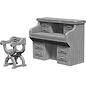 WizKids/NECA Wizkids Deep Cuts Unpainted Miniatures: Desk & Chair