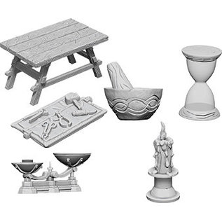 WizKids/NECA Wizkids Deep Cuts Unpainted Miniatures: Workbench & Tools