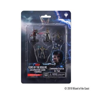 WizKids/NECA D&D Fantasy Miniatures: Icons of the Realms Set Ten Guildmasters Guide to Ravnica Companion Starter Two