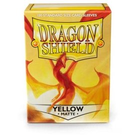 Fantasy Flight Dragon Shield (100) Matte Yellow