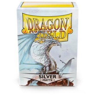 Arcane Tinmen Dragon Shield (100) Matte - Silver
