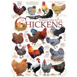 Cobble Hill 1000pc Puzzle - Chicken Quotes