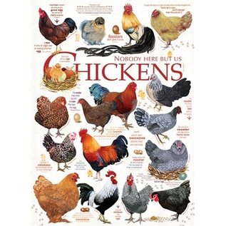 Cobble Hill 1000pc Puzzle - Chicken Quotes