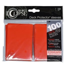 Ultra Pro Pro Matte Eclipse Deck Protector - Apple Red 100