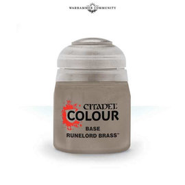 Games Workshop Warhammer Colour: Base - Runelord Brass Base 12ml