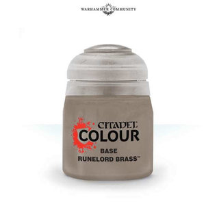 Games Workshop Citadel Paint: Base - Runelord Brass Base 12ml