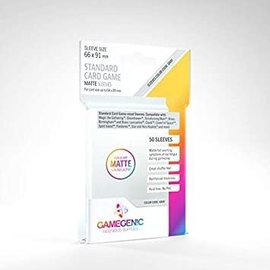 Gamegenic Prime: Matte Standard Card Game Sleeves - Clear (50)