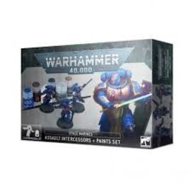 Games Workshop Warhammer 40K: Space Marines - Assault Intercessors + Paint Set