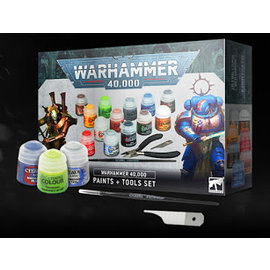 Games Workshop Warhammer 40K: Paints and Tools Set