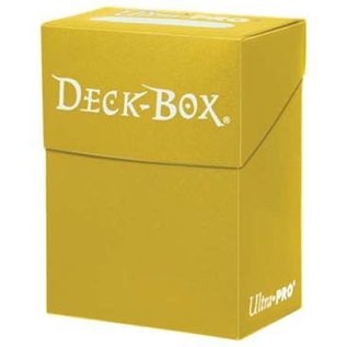 Ultra Pro Ultra Pro Solid Yellow Deck Box