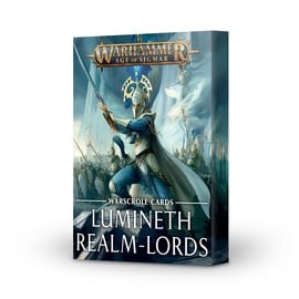 Games Workshop Warhammer AoS Warscroll Cards Lumineth Realm Lords