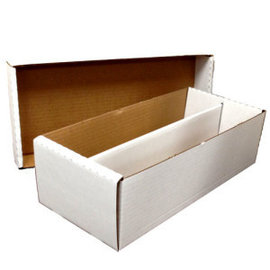 BCW Supplies 1600 Count 2 Row Shoe Box with Lid