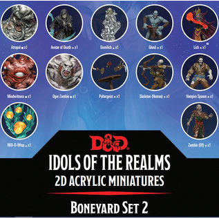 WizKids/NECA D&D Icons of the Realms Boneyard Idols of the Realms 2D Boneyard Set 02