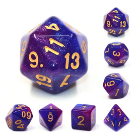 Foam Brain Dice: Poly 7 Set - Thousand Stars