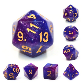 Foam Brain Dice: Poly 7 Set - Thousand Stars