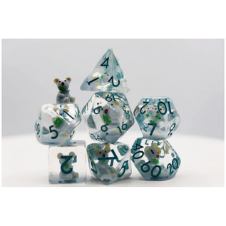 Foam Brain Dice - Poly 7 Koala RPG Set