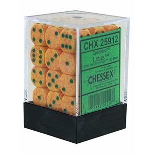 Chessex Dice - Speckled: 12mm D6 Lotus