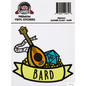 Foam Brain Banner Class Sticker Bard