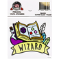 Foam Brain Banner Class Sticker Wizard