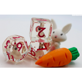 Foam Brain Dice: Poly 7 Inclusion Set - Backyard Bunny