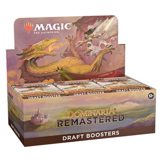 Wizards of the Coast Magic the Gathering Dominaria Remastered Draft Booster Display