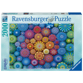 Ravensburger Radiating Rainbow Mandalas 2000pc Puzzle