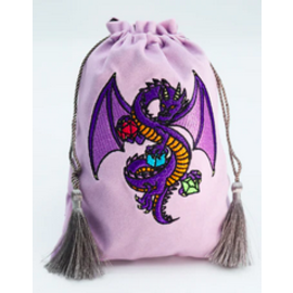 Foam Brain Dice Bag - Purple Dragon