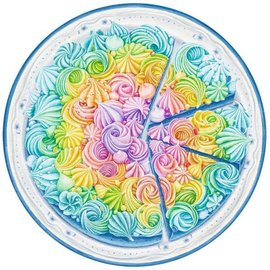 Ravensburger Circle of Colors Rainbow Cake 500pc Puzzle