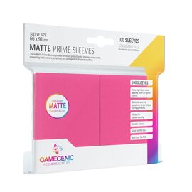 Gamegenic Prime: Matte Standard Sleeves - Pink (100)