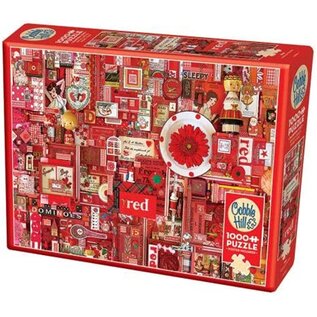 Cobble Hill Red 1000pc Puzzle