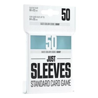 Gamegenic Just Sleeves Standard Card Game Clear (50)