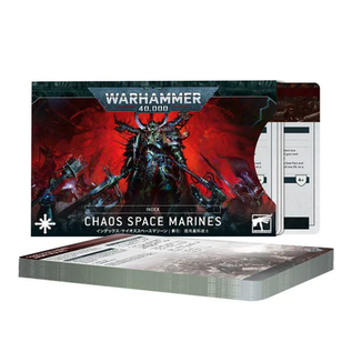 Games Workshop Warhammer 40K: Index Cards - Chaos Space Marines