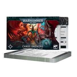 Games Workshop Warhammer 40K: Index Cards - Chaos Daemons