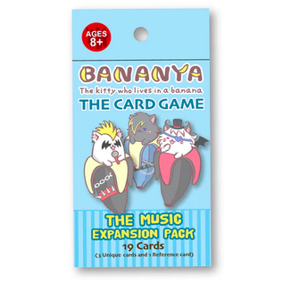 Japanime Games Bananya Card Game Music Expansion Pack