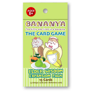 Japanime Games Bananya Card Game Elder Wisdom Expansion Pack