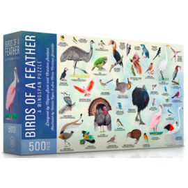 Stonemaier Games Wingspan 500 pc Puzzle Birds of a Feather