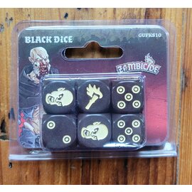 Used Zombicide Black Dice - Mint