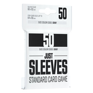 Gamegenic Just Sleeves: Standard Card Game - Black