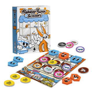Wonderful World Board Games Rubber Paper Scissors