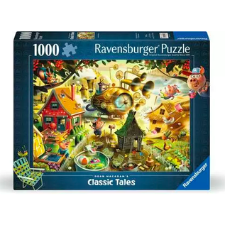 Ravensburger Look Out Little Pigs 1000pc Puzzle